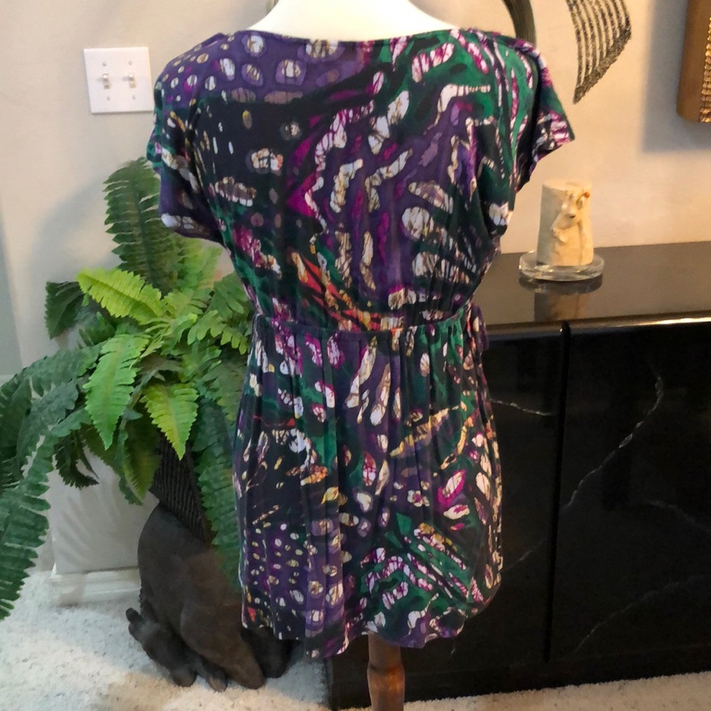 SZ S DAISY FUENTES SCOOP NECK Tunic Length - Picture 5 of 6